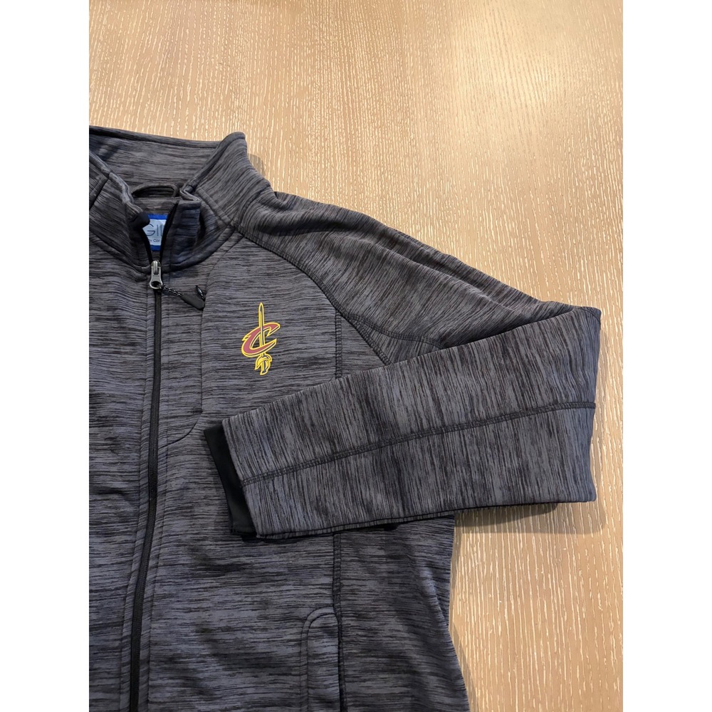 Cleveland Cavaliers G-III Women's XXL Gray Full Zip Fleece Jacket NBA EUC